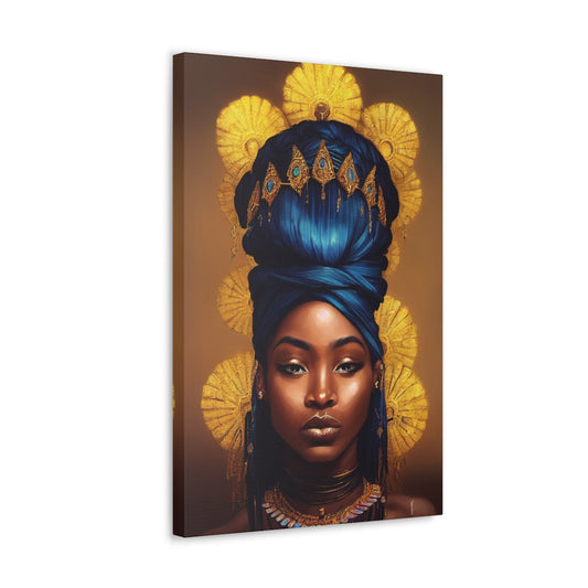 African Goddess Canvas Wraps