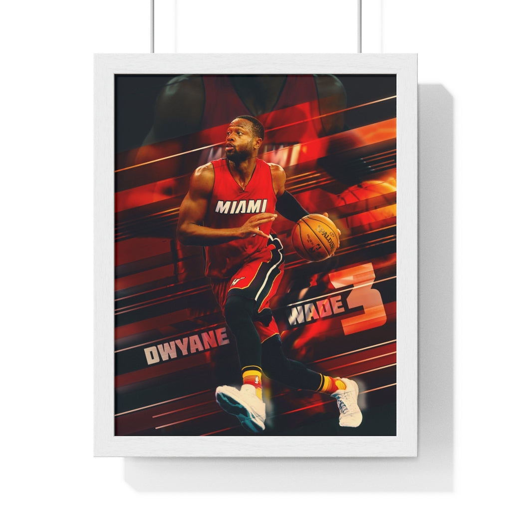 D-Wade Framed Poster