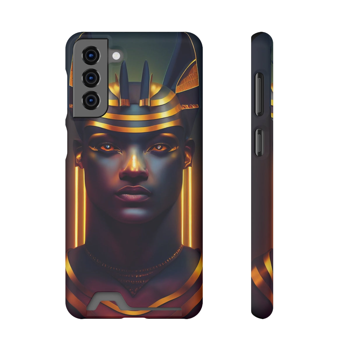 Humanoid Anubis Phone Case (w/ Card Holder)