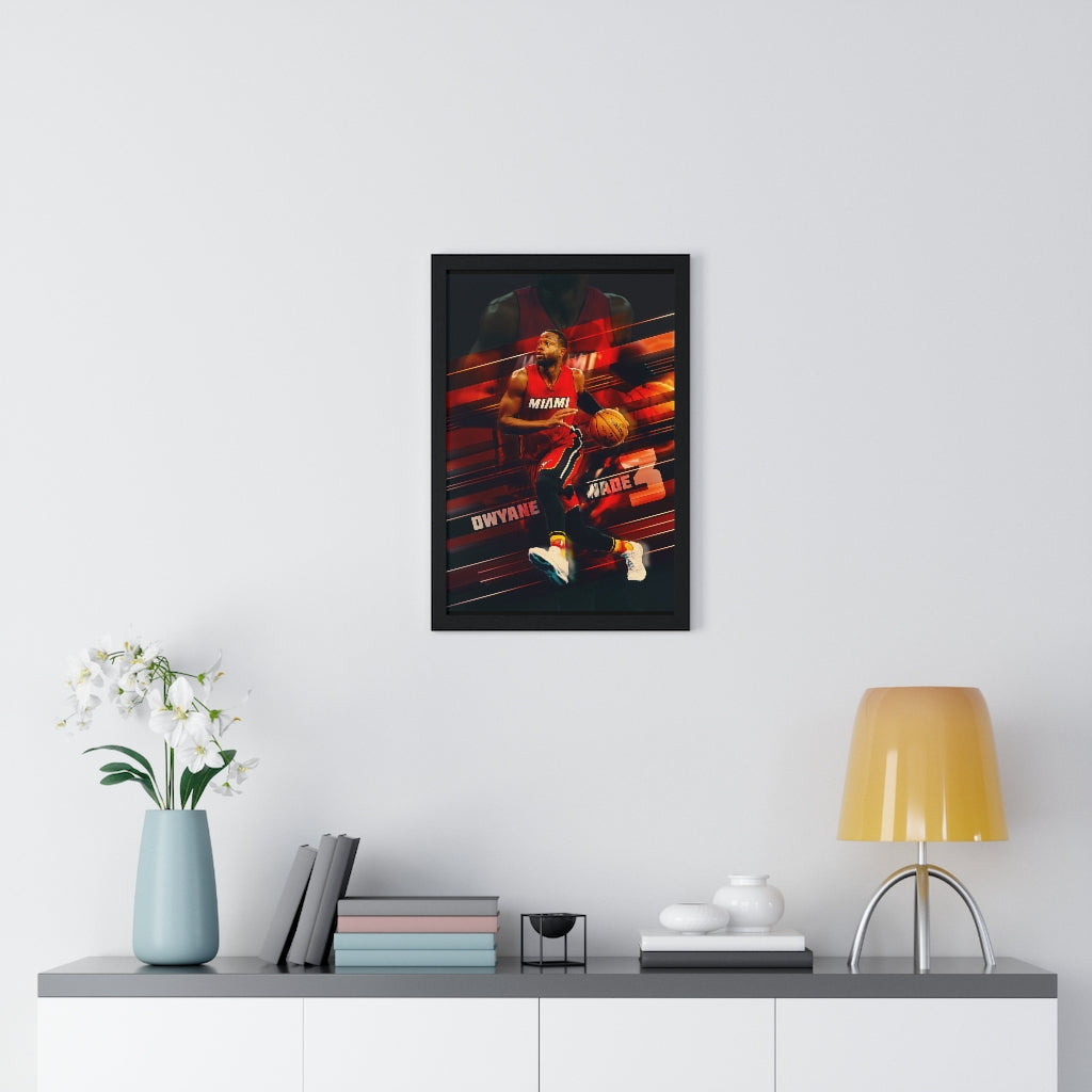 D-Wade Framed Poster