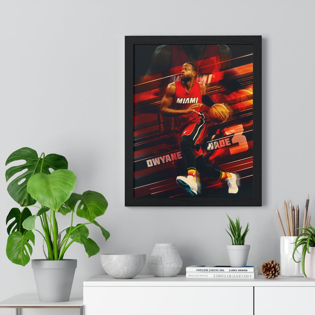 D-Wade Framed Poster