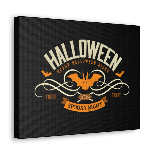 Halloween - Spooky Night Canvas Wraps
