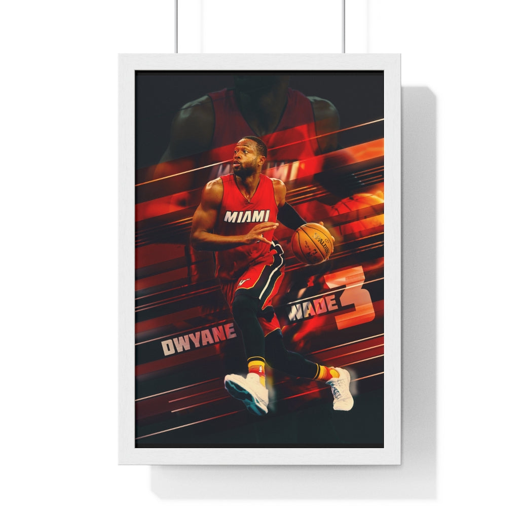 D-Wade Framed Poster