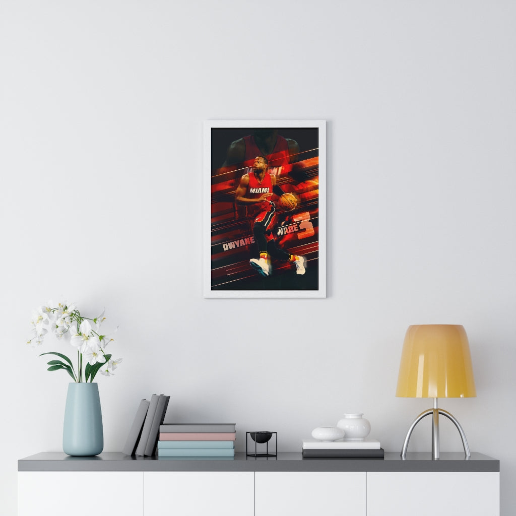 D-Wade Framed Poster