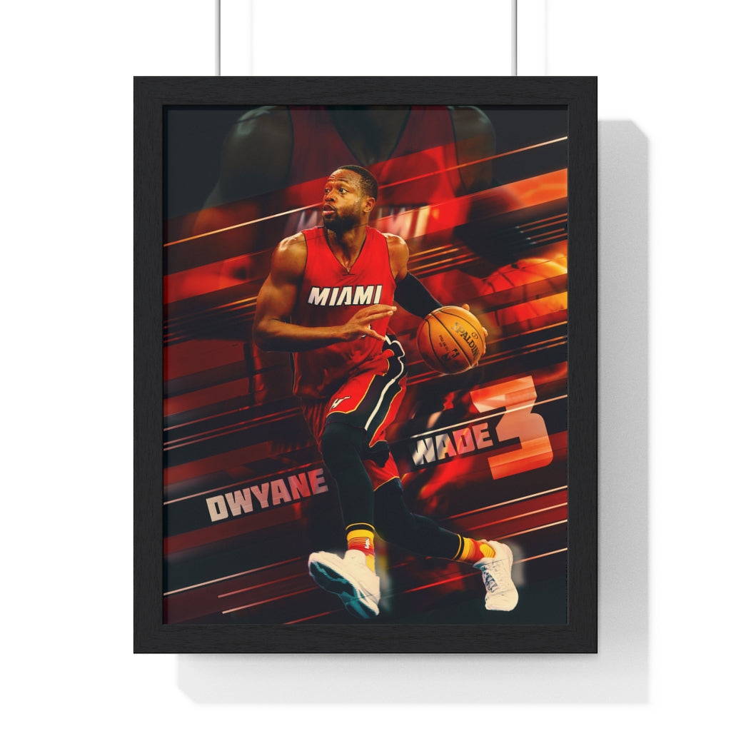 D-Wade Framed Poster