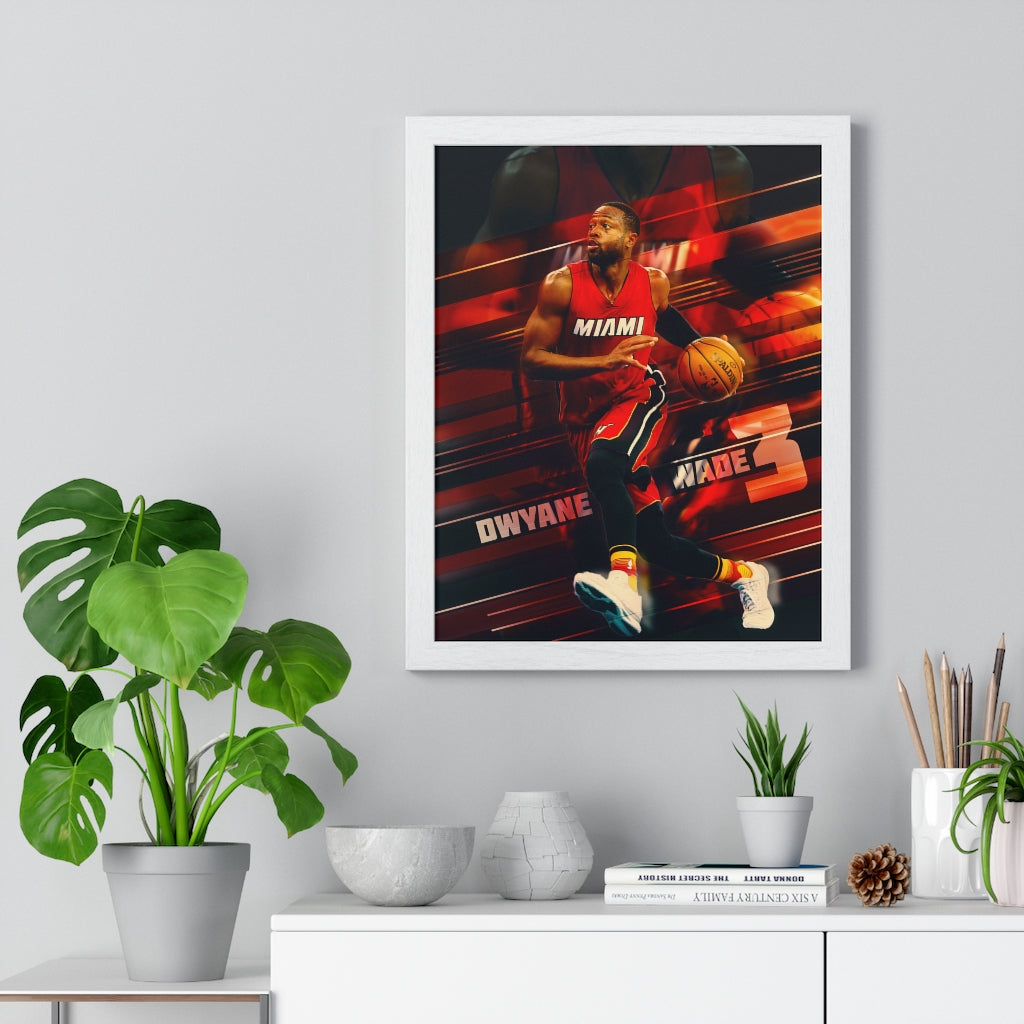 D-Wade Framed Poster