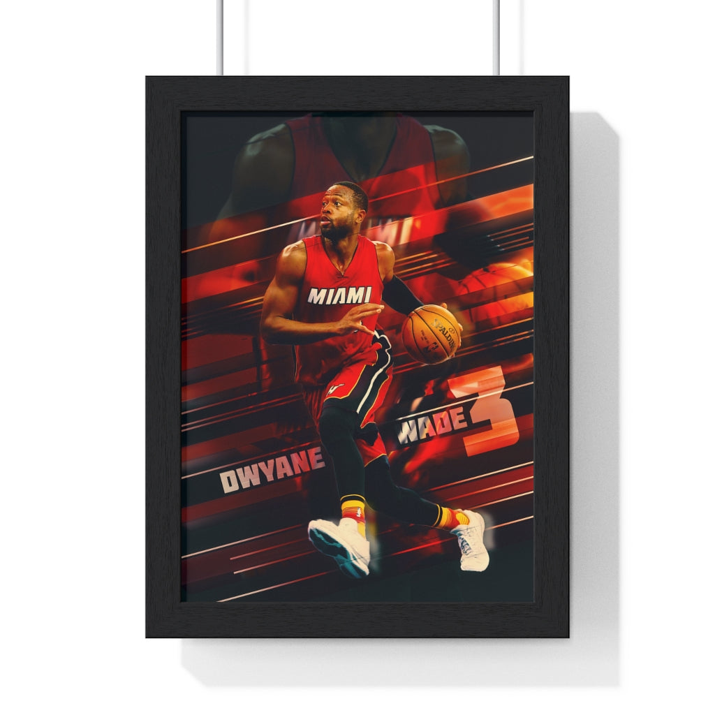 D-Wade Framed Poster